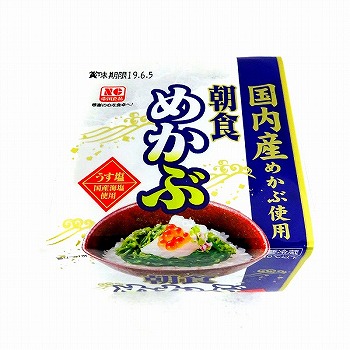 中川食品　国内産めかぶ使用　朝食めかぶ　４０ｇｘ３個